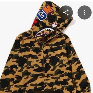 Authentic A Bathing Ape BAPE 1st Camo Zip Hoodie XXXL